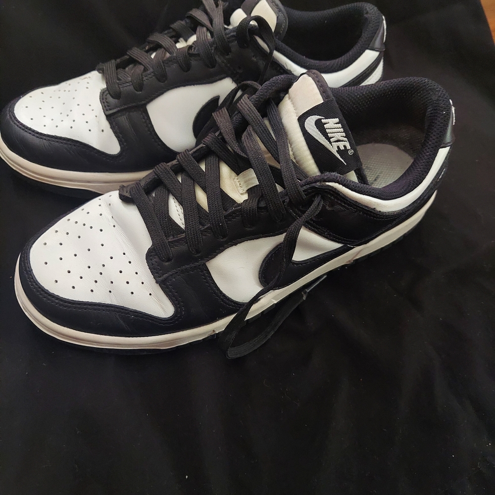 Nike Black and White Athletic Shoes Classic Dunk